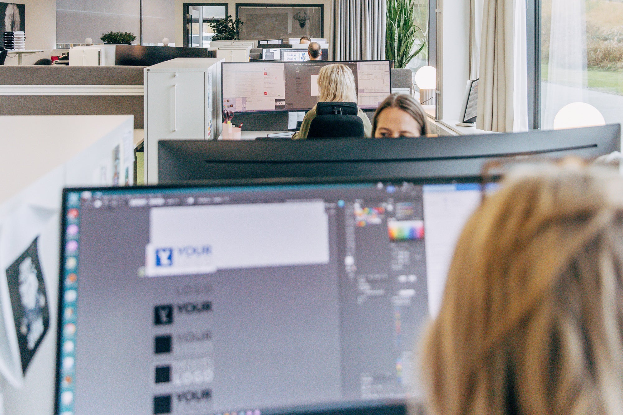 Open-plan office