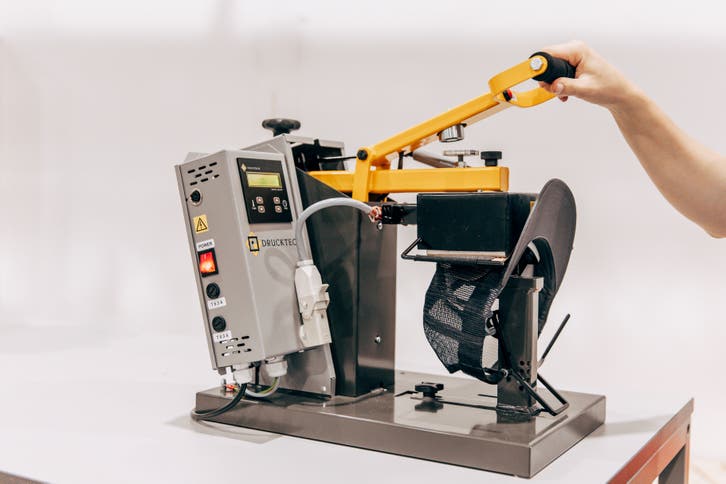 Cap Heat press